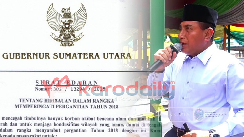 Ini Himbauan Gubernur Sumatera Utara soal Malam Tahun Baru