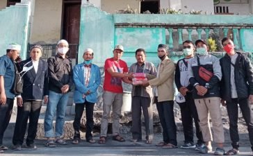 BKPRMI Karo Salurkan 1000 Masker ke Seputaran Sinabung