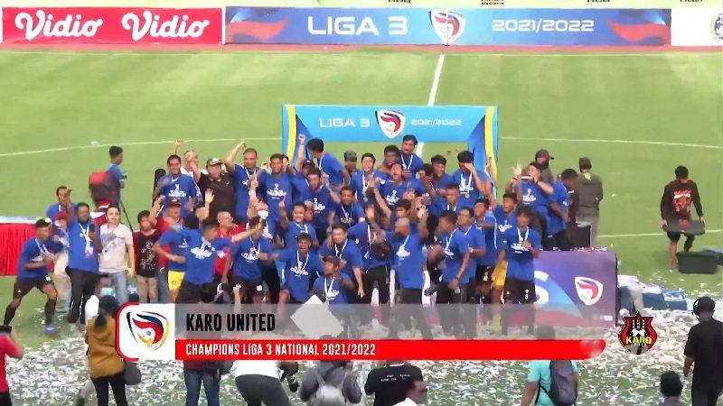 Karo United Juara Liga 3