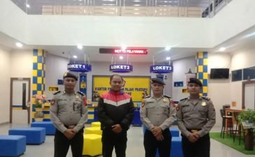 Sat Pam Obvit Polres Tanah Karo sambangi objek vital di Kabanjahe. (Dok. Polres Karo)