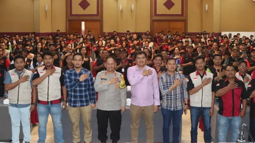 Polres Tanah Karo siapkan 260 personil amankan 1.217 TPS di Karo. (Dok. Humas Polres Tanah Karo)