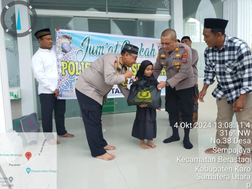 Kapolres Tanah Karo gelar Jumat Berkah. (Ist)