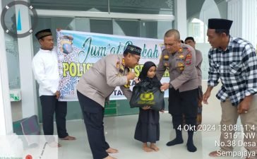 Kapolres Tanah Karo gelar Jumat Berkah. (Ist)