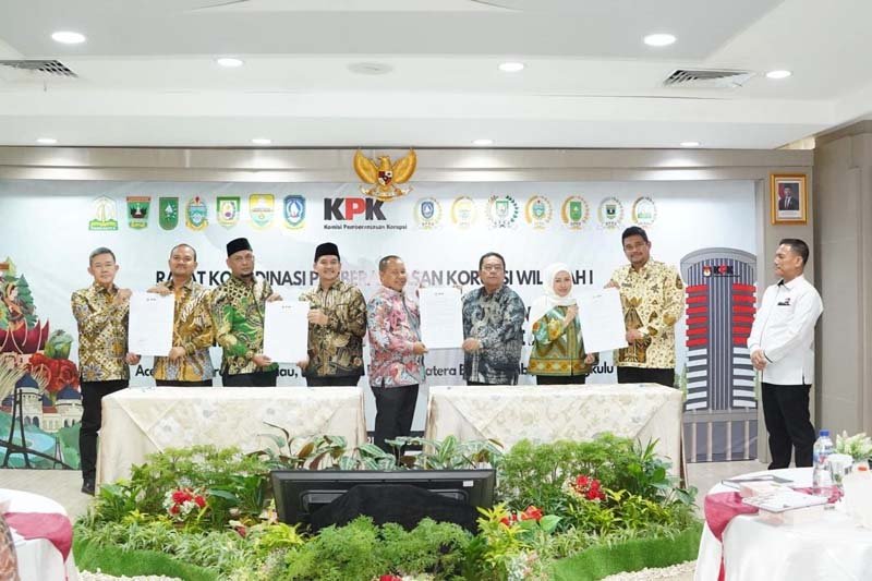 Pemprovsu dan Tujuh Pemkab/Pemko di Sumut Kolaborasi dengan KPK Berantas Korupsi