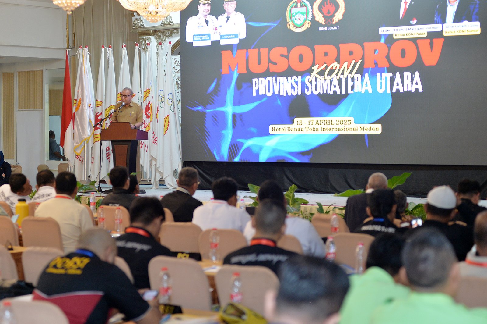Pembukaan Musorprov KONI Sumut, Pemprov Apresiasi Prestasi Olahraga