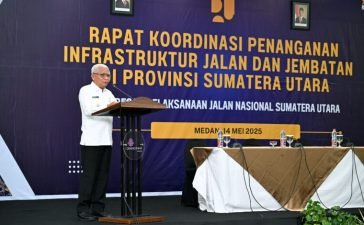 Pemprovsu Ajak Semua Pihak Kolaborasi Tangani Jalan Sumut