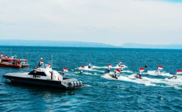 Sukses Gelar Final Race Aquabike World Championship, ITDC Rayakan HUT RI di Danau Toba