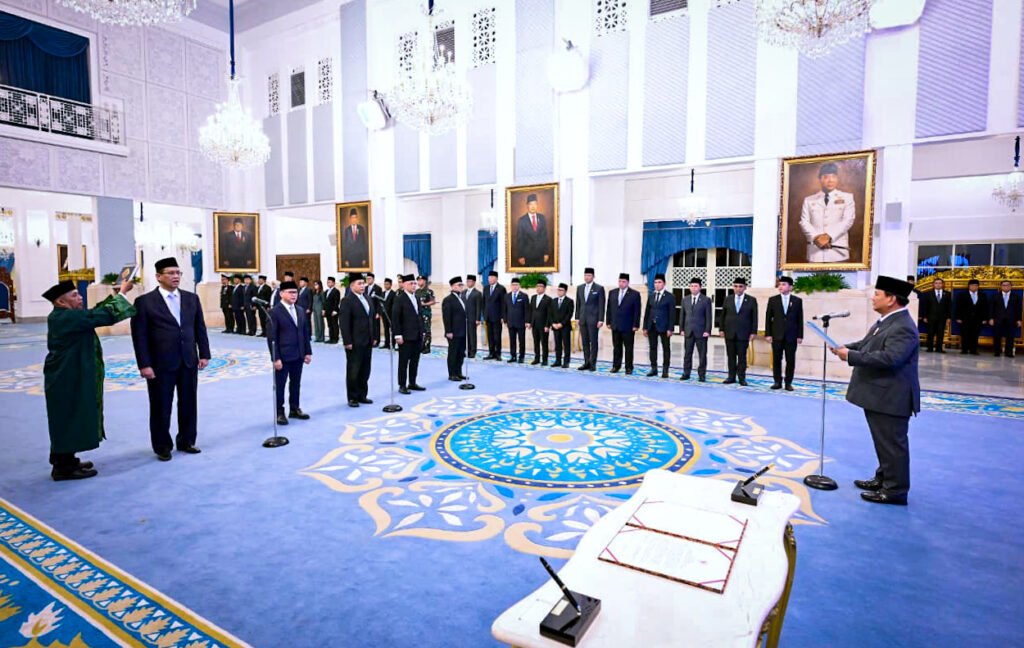 Ini Daftar Empat Menteri dan Satu Wakil Menteri yang Dilantik Presiden Prabowo