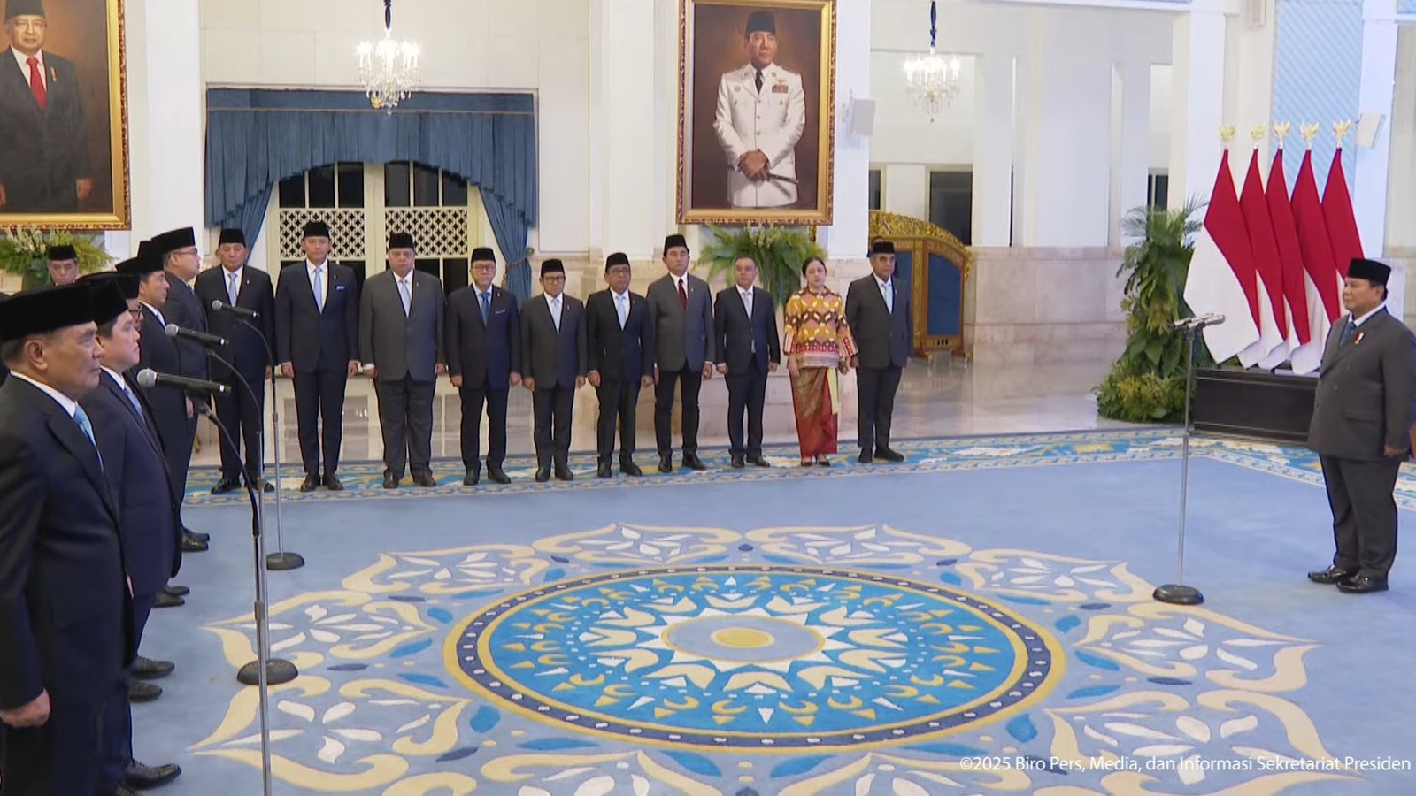 Erick Thohir jadi Menpora, Ini Nama-Nama Menteri yang Dilantik