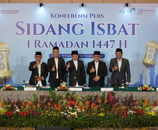 Pemerintah Tetapkan 1 Ramadan 1447 H Jatuh pada Kamis 19 Februari 2026