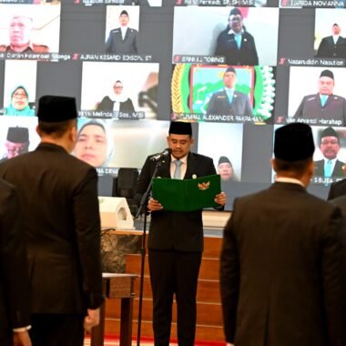 Lantik 308 Pejabat Pemprov Sumut, Bobby: Jangan Ada Pungli