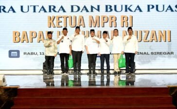 MPR RI Serahkan 5.000 paket Bantuan kepada Masyarakat Terdampak bencana Tapsel dan Langkat